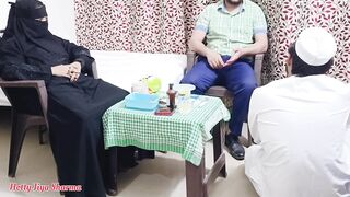 Muslim women fucked by the doctor in front of her husband because she could not get pregnant (Threesome Sex) Part -2