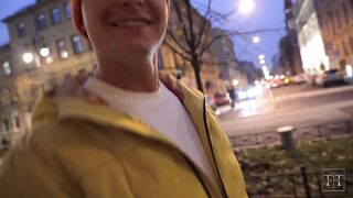 Picked up a cute girl and cum in her mouth in a college dorm – Pimpal Bill